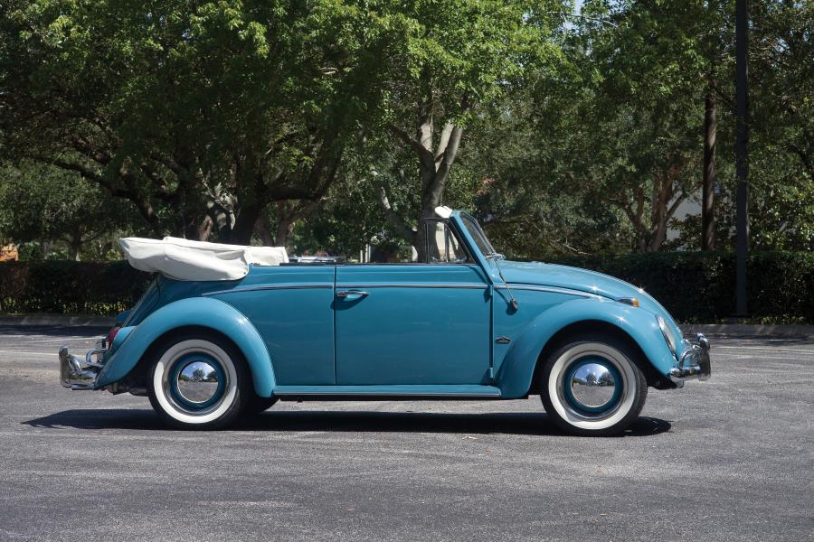  Volkswagen Beetle Cabriolet White Roof 1963 года  (фото 15 из 18)